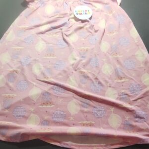 Playful Pink Swirl Dress Dot Dot Smile Girls Size 3 /4